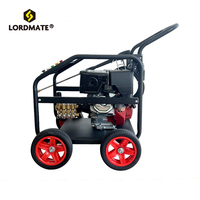 LORDMATE Nouvelle Pompe Triplex à Essence Haute Pression 13HP 4000PSI Démarrage Sans Fil à Distance pour Lavage de Voiture