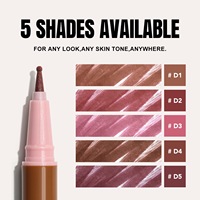 Crayon Teintant Lèvres Waterproof Longue Tenue Non Transférable à Pointe Feutre Vegan Marque Privée
