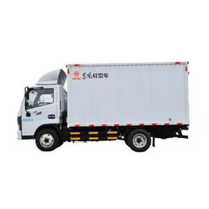 Caminhão leve 4 Ton Euro 6 com volante à esquerda 132hp DONGFENG Cargo Truck 4*2 Caminhão de Carga de Fábrica
