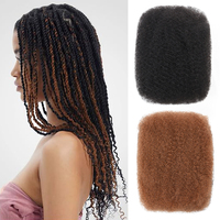 Extensions de cheveux humains 100% Originea, cheveux afro crépus en vrac pour micro-tresses, dreadlocks au crochet, tressage bohème, double trame