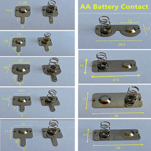 สปริงแบตเตอรี่สัมผัสกับขั้วต่อแบตเตอรี่แบบสปริงอัด Aa - Product Image 4