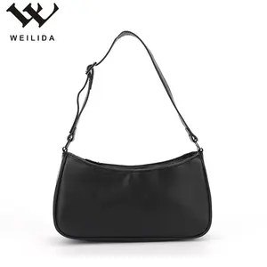 Supplier Fashion Women Bag Optional Color Handbag PU Ladies Shoulder Bag Single Korean Fashion Pu Leather Zipper Bag Chinese