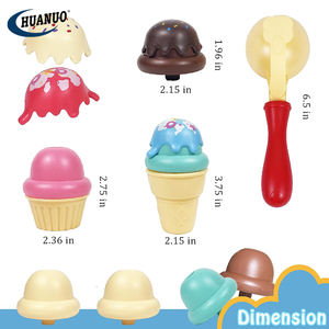 Vente chaude <span class=keywords><strong>Cuisine</strong></span> Alimentaire Jouet Enfants Juguete Bébé <span class=keywords><strong>Cuisine</strong></span> Crème Glacée <span class=keywords><strong>Van</strong></span> Compteur Jouer Ensemble Crème Glacée Chariot Jouet pour Enfants Cadeau - Product Image 3