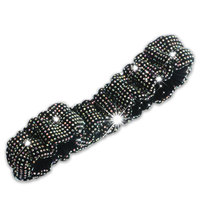 Housse de rétroviseur intérieur de voiture brillante en peluche, décor de rétroviseur élastique scintillant, housse de protection, accessoires intérieurs de voiture pour filles
