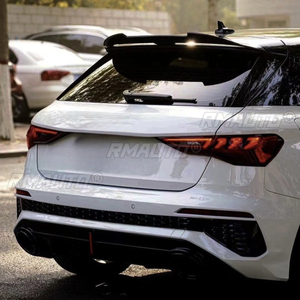 สำหรับ Audi A3 S3 2021-2024 ชุดแต่งกันชนหลัง ลิปสปลิตเตอร์ ดิฟฟิวเซอร์ ชุดแต่งตัวถังรถยนต์ ฝาครอบป้องกันกันชน อุปกรณ์ตกแต่งรถยนต์ - Product Image 5