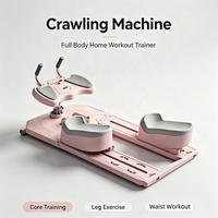 CZFIT Máquina de Gateo Mecánica Plegable para el Hogar, Máquina de Gateo Multifuncional para Interiores, Equipo de Entrenamiento Físico