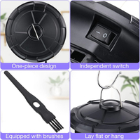 Lampe anti-moustiques électrique photocatalytique USB portable pour intérieur, répulsif anti-insectes volants pour la maison, le dortoir et l'usage domestique