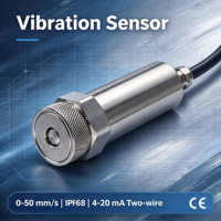 Industrieller 4-20mA Vibrationsgeschwindigkeitssensor 10-1kHz Zweidraht-Vibrationstransmitter Motorzustandsmonitor Fehlererkennung OEM