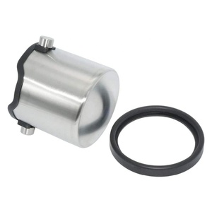 กล่องเคาะกาแฟสแตนเลสทรงกลมฐานกันลื่น - Product Image 5