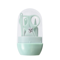 Ensemble de coupe-ongles pour bébé classique 5 en 1, acier inoxydable, emballage en boîte durable, kit de manucure à partager