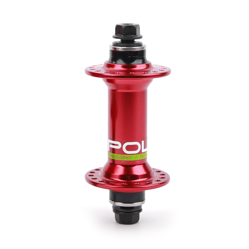 POLSO BMX Hub - 36H 6 Pawl 120 Sound Left/Right Driver, 5 Bearings, Aluminum Alloy (Oil Slick/Black/Red)
