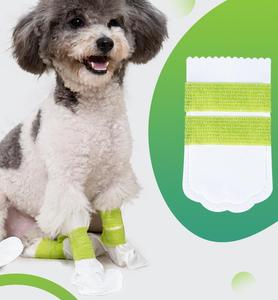 Stivali Monouso Impermeabili OEM per la Protezione delle Zampe dei Cani con Cinghie Regolabili, Copriscarpe Antisporcamento per Passeggiate - Product Image 6