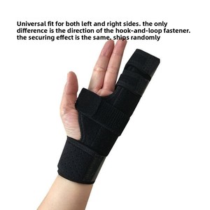 Attelle de doigt, orthèse de main, immobilisateur de poignet pour fractures de boxeur, immobilisateur de phalange, attelle de petit doigt en nylon unisexe - Product Image 3