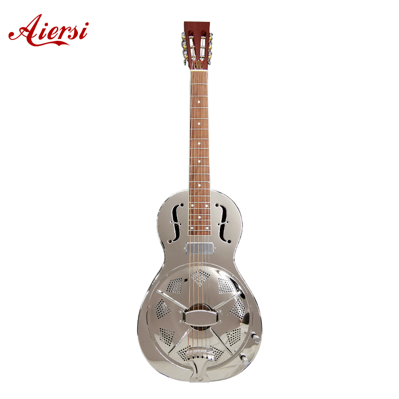 Trung Quốc Thực Hiện Aiersi Thương Hiệu Bạc Tấm Kim Loại Chuông Brass Biscuit Phòng Khách Acoustic Guitar Bluegrass Trượt Phòng Khách Cộng Họng Guitar