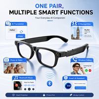 Gafas Inteligentes con IA 2026, Cámara HD de 8MP, Grabación de Video por WiFi, Traducción, Reconocimiento de Objetos, Asistente de IA, Llamadas Telefónicas, Reproductor de Música