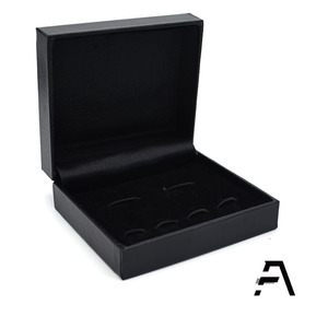 6PCS đơn giản phong cách hình chữ nhật hình dạng Khuy măng sét và đinh tán Hộp quà tặng đồ trang sức - Product Image 2