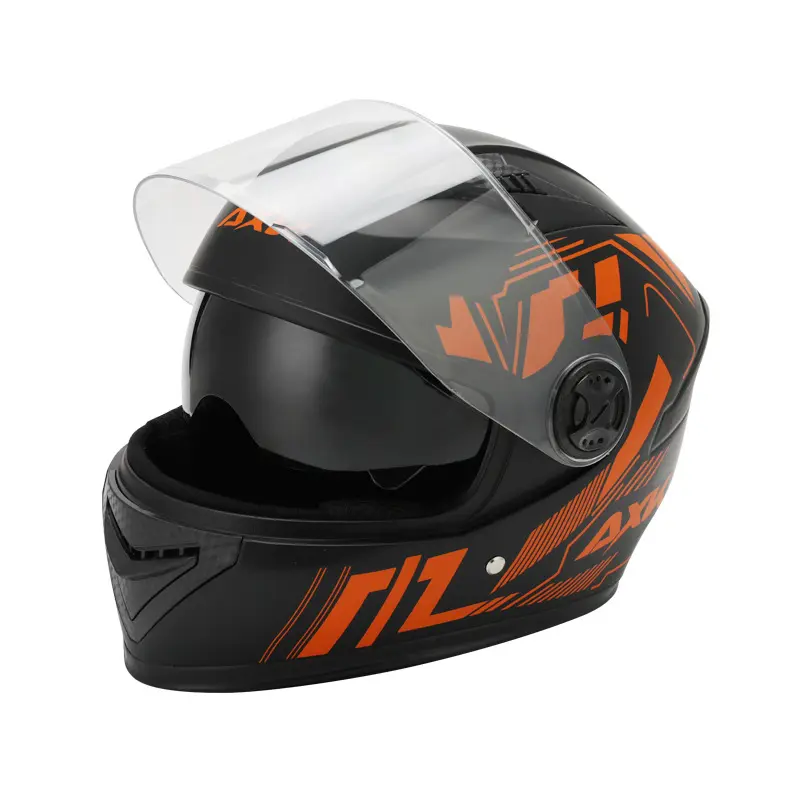 Helm sepeda motor wajah setengah penuh, baru dengan Logo kustom desain Flip up fitur DOT bersertifikat membuat tahan lama bahan ABS