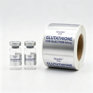 Autocollants personnalisés en argent mat Dragon pour flacons de 5 ml/10 ml/20 ml, pour <span class=keywords><strong>injection</strong></span> réfrigérée et emballage de matières premières médicales - Product Image 1