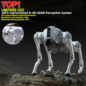 GO 2 AIR <span class=keywords><strong>Robot</strong></span> Quadrupède, Chien Robotique Intelligent, Animal de Compagnie Robotique pour l'Éducation, la Recherche, le Divertissement et la Programmation Interactive - Product Image 1