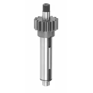 customize high precision steel spur gear shaft for transmission parts