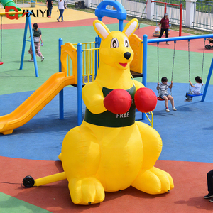 Arco Inflable Publicitario para Exteriores - Canguro Boxeador Personalizable para Decoración de Fiestas - Product Image 1
