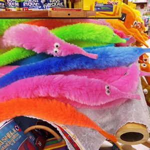 2025 gros créatif nouveauté enfants <span class=keywords><strong>tour</strong></span> <span class=keywords><strong>de</strong></span> <span class=keywords><strong>magie</strong></span> Wiggly en peluche ver jouet floue en peluche ver jouet pour l'artisanat - Product Image 5