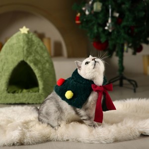 2025 Hot Selling Pet Clothes Cat Winter Cloak Christmas Cat Clothes Cute <b>Dog</b> Cloak - Product Image 2