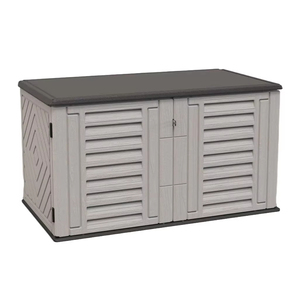 <span class=keywords><strong>Armoire</strong></span> <span class=keywords><strong>de</strong></span> rangement extérieure à profil bas résistante aux intempéries, coffre <span class=keywords><strong>de</strong></span> rangement <span class=keywords><strong>de</strong></span> <span class=keywords><strong>jardin</strong></span> <span class=keywords><strong>en</strong></span> résine avec ventilation, organisateur verrouillable - Product Image 1