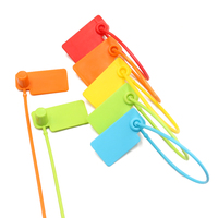 PN-PS2302 Scellés de sécurité en plastique avec logo code-barres, scellés anti-effraction, scellés numérotés en plastique