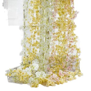 Guirlandes artificielles de fleurs de cerisier en soie, 100cm-200cm, pour mariage, décoration intérieure, accessoires de photographie - Product Image 5