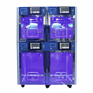Unité de soins intensifs double (XY ACICU II) avec <span class=keywords><strong>port</strong></span> pour oxygène et lumière infrarouge pour usage vétérinaire (chats, chiens, lapins) - Product Image 2