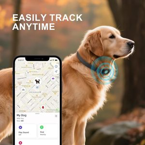 Collar GPS Vebiso para Perros, Nailon Negro, Rastreo en Tiempo Real, Compatible con Apple Find My (Solo iOS), Sin Cuota Mensual - Product Image 2