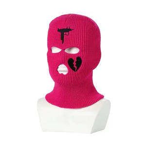 <strong>Balaclava</strong> Man <strong>Balaclava</strong> Outdoor Man New Winter Knitted Ski Hat and Riding Mask <strong>Custom</strong> Three-Hole Head Cover Knitted <strong>Balaclava</strong> - Product Image 1