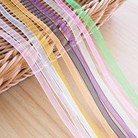 Ruban en organza pour l'artisanat, les décorations de mariage, de Noël, la Saint-Valentin, l'emballage de cadeaux, la fabrication de nœuds, les bouquets floraux, l'emballage