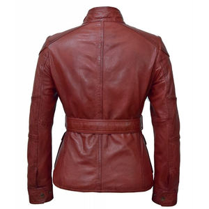 Veste en cuir véritable pour femmes au design unique, très vendue, respirante, décontractée pour l'été, vente en gros, taille personnalisée - Product Image 3