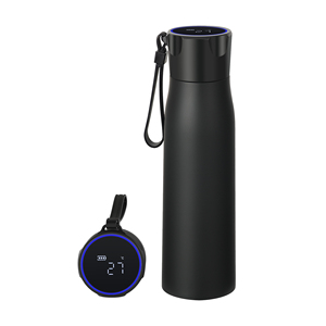 Bouteille d'eau intelligente réutilisable de 500 ml avec rappel de boisson, en acier inoxydable 316, double paroi, thermos isolé sous vide, sans BPA - Product Image 1