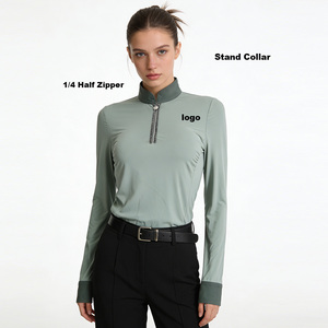 Camisa Ecuestre de Manga Larga para Mujer ARLAN, Diseño Refrigerante de Alta Moda para Competencia de Equitación - Product Image 1