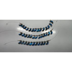Mugalart - Cuentas Sueltas de Labradorita Natural con Corte de Media Luna, Color Azul Iridiscente y Negro, 12x18 mm, para la Elaboración de Joyas - Product Image 5