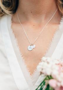 Collier pendentif en forme de pont arc-en-ciel, collier personnalisé avec lettres de chien, bijou cadeau ami, en or argent et Rose - Product Image 2