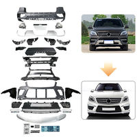 Kit de Carrocería para Mercedes ML, Actualización Exterior, Parachoques, Guardabarros, 2012-2014, Benz W166, Accesorios Facelift, Luz Antiniebla Autoadhesiva de Alta Calidad