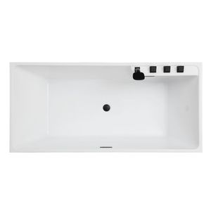 Baignoire de trempage intérieure japonaise <span class=keywords><strong>sexy</strong></span>, petite baignoire de trempage pour adultes en acrylique, baignoire à immersion chaude et froide avec drain et robinet 1.3/1.5/1.7m - Product Image 3