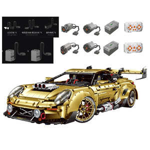 GULY 10640 Supercar for Track Edition <b>Plastic</b> Building <b>Block</b> Model 800+ Pieces Educational Toy for Boys Age 14 up - Product Image 5