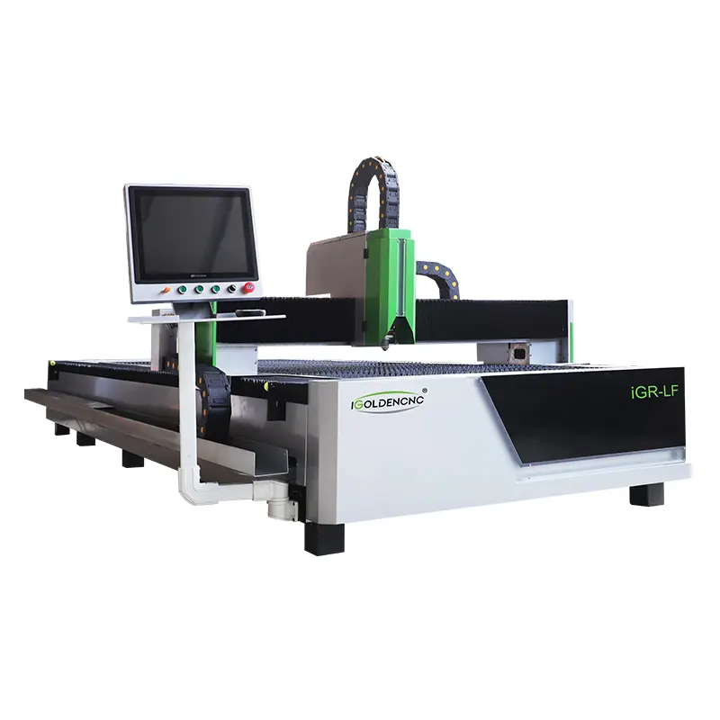 Rabatt 1000w 1500w Faserlaser schneide maschine Aluminium und rostfreie Schneide maschine cnc