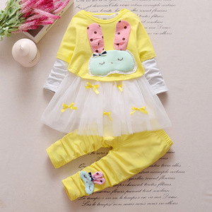 Conjunto de Tres Piezas de Vestido con Capa y Leggings para Niña Pequeña, para Distribuidores - Product Image 2