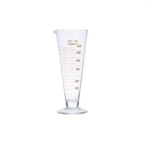 Buenos precios de cilindro de medición Cristalería de laboratorio Taza de medición triangular Cilindro de medición Clase a - Product Image 2