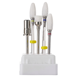 Professional <b>Pedicure</b> &Manicure <b>Tools</b> Nail Cuticle Remover 7pcs Ceramic Nail Drill Bits Sets for Nail Drills - Product Image 3