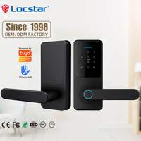 Cerradura Inteligente Tuya TTlock con App, Compatible con Tarjetas de Proximidad Alemanas Onity, Software Gratuito, RFID, WiFi, para Puertas de Hotel