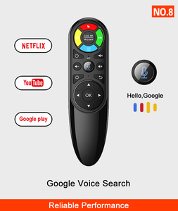 Q6 2.4G sans fil Smart Air Mouse télécommande vocale Compatible <span class=keywords><strong>Nvidia</strong></span> <span class=keywords><strong>Shield</strong></span>/Android TV Box/PC/projecteur/HTPC/tout-en-un FCC - Product Image 6