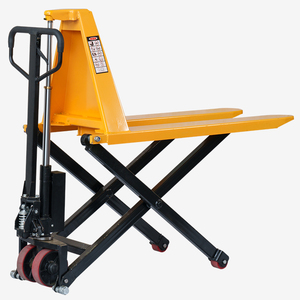 जिलिट हाई लिफ्ट हाइड्रोलिक पैलेट जैक 1 टन हाथ से संचालित कैंची लिफ्ट नए मैनुअल हाइड्रोलिक समायोज्य पैलेट ट्रक फोर्क लंबाई - Product Image 1