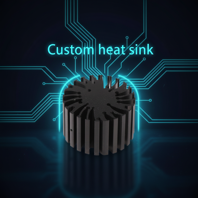 Lolin Custom 6000 Series 6063 Aluminum Alloy CNC Cut Extrusion Square Shape T3-T8 Temper Anodized Finish Heat Sink